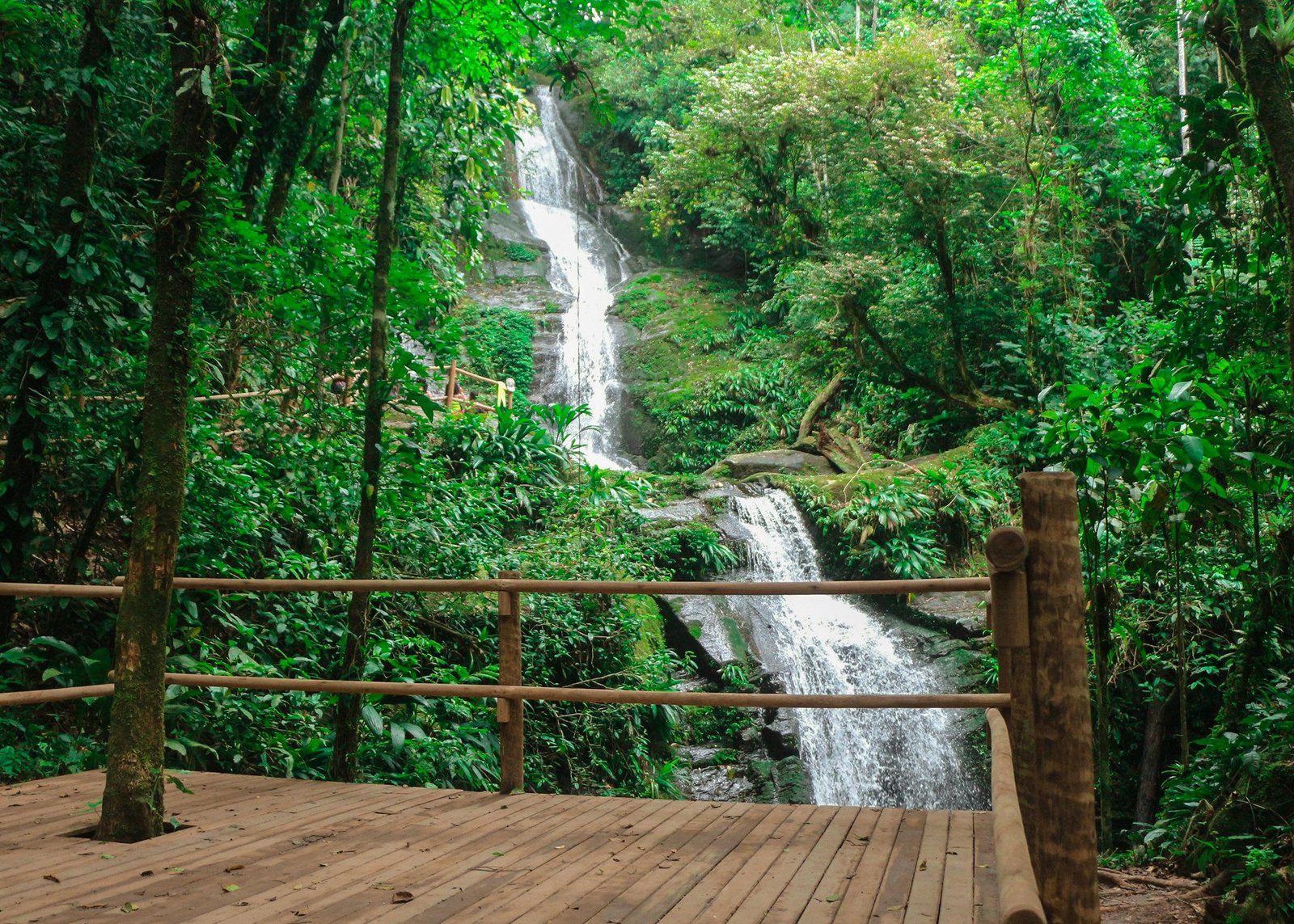 Cachoeira Três Quedas, em Itanhaém