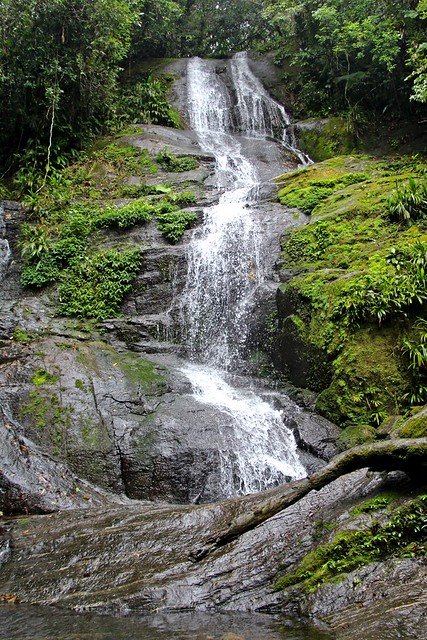 Outro ângulo da Cachoeira Três Quedas